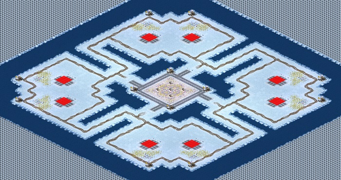 [8] 2v2v2v2 Rhombic Oil in Center Sea War preview