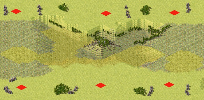 Red Alert Arab Players . map preview