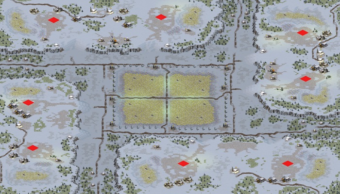 [4 Vs 4 AI] Yellow Snow Gardens preview