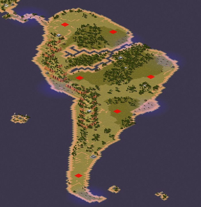 South America (2-6) zoom3000 preview