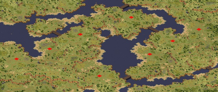 Random Map 35 [8] for RA2 preview