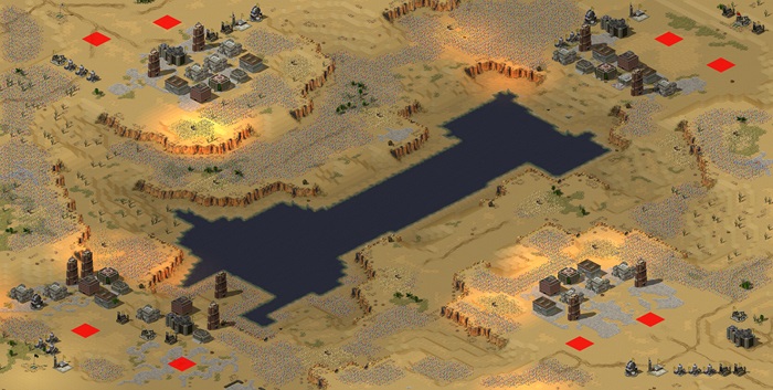 citys pond of water preview