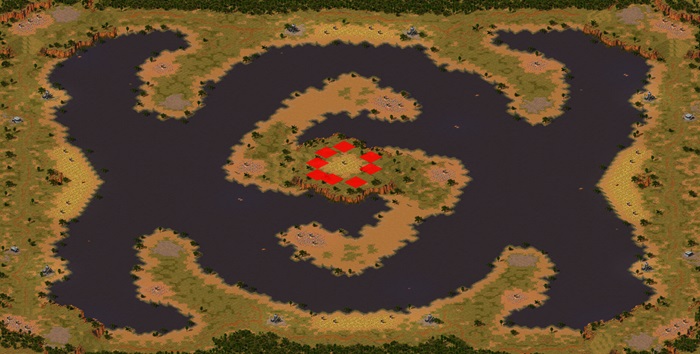 How to left the central land preview