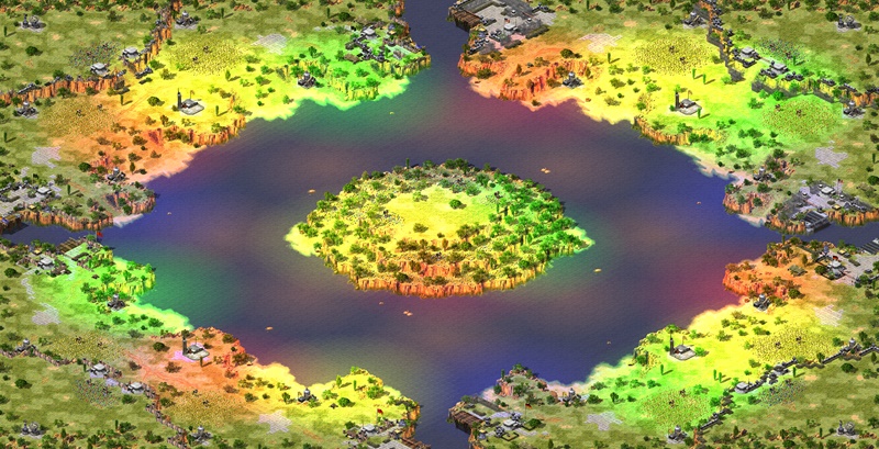 [8] Black Sea v6.1 ; Map created in 2020 with FinalAlert 2. Updated in 2025. Based on map "Diamond Quarry". Special Thanks to McPwny preview