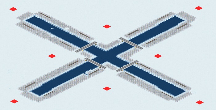 snow to snow 4v4,ffa map by alinasr preview