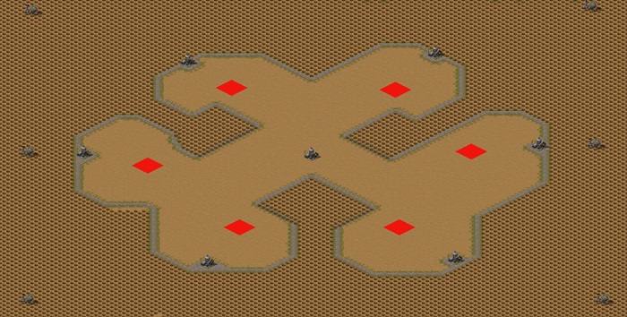 [6] Oil In Corners & Center Desert Team Match 2-2-2 preview