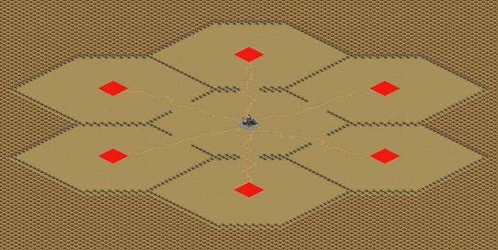 Yosef Anan - Oil Derrick in Center 6 players [No money Resources] preview