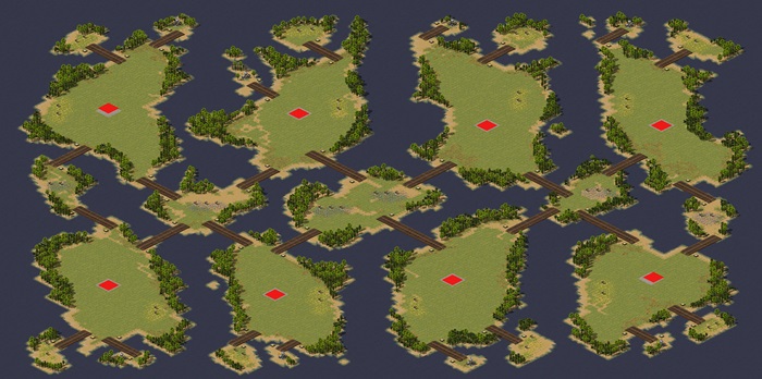 Redmoon island 4v4 (2-8) preview