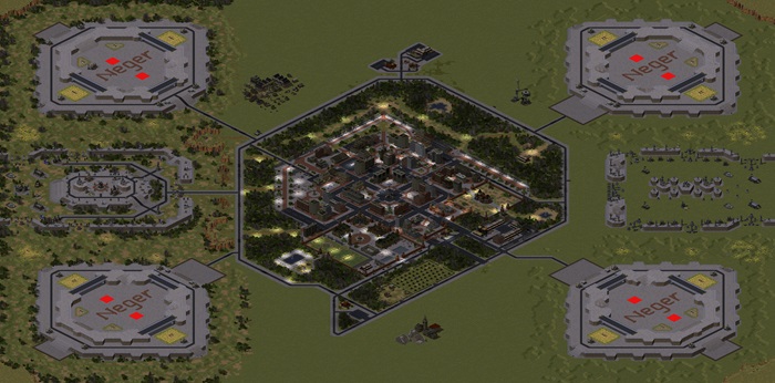 (9) player map by neger vs +1 - ai V2.66 preview