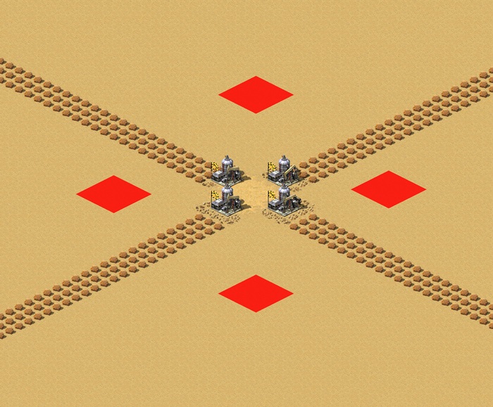 YosefAnan Small Map Oil in Center - with mode preview