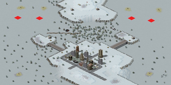 Snowy City In Mountians preview