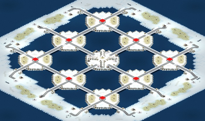 [8] Snowflake Peaks v2 SFJ v2.9.map preview