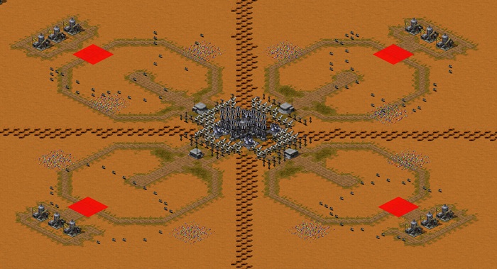 Oil in Corners & Center -- TOM version preview