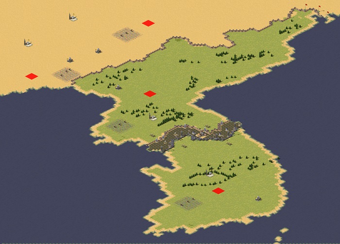 [2-4] Yuri's Revenge Korea Map preview