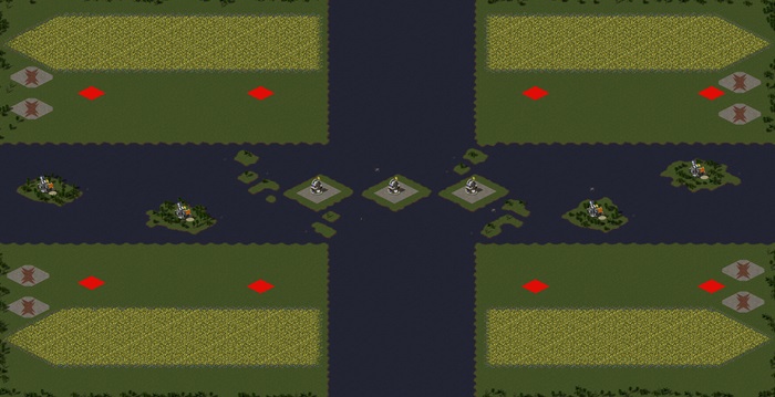 [8] Sea Barrages - 2v2v2v2 - v.2 - Reid Maps preview