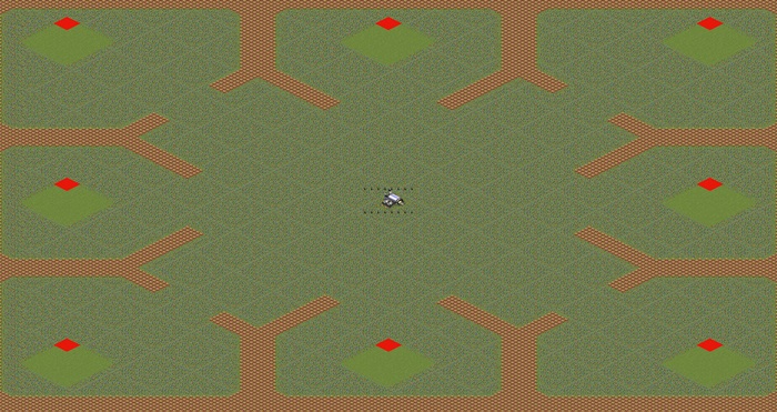 flat ground with gold preview