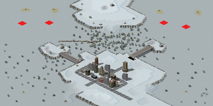 Snowy City In Mountians preview