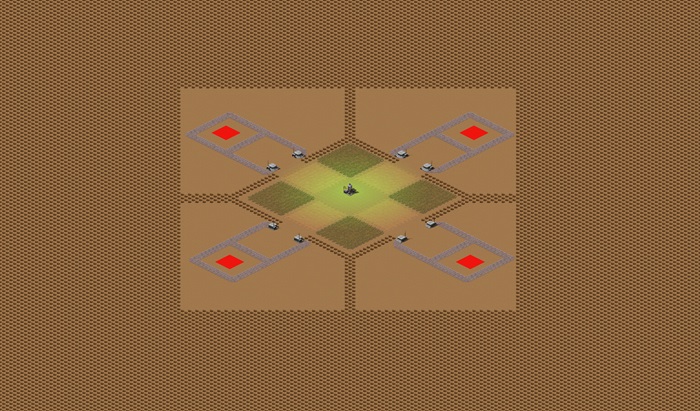 Oil Derrick in center v13 preview