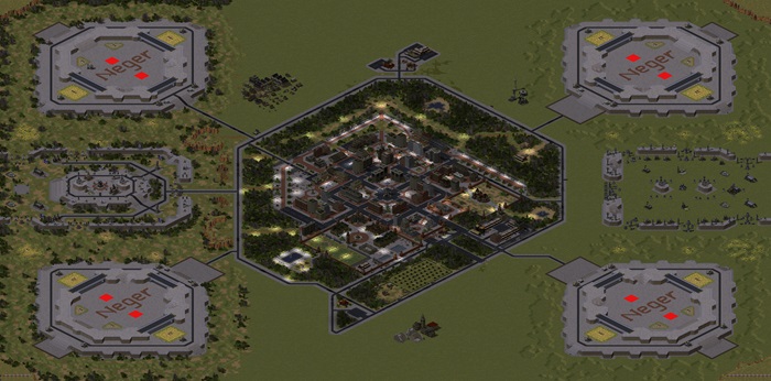 (9) player map by neger vs +1 - ai V2.54 preview