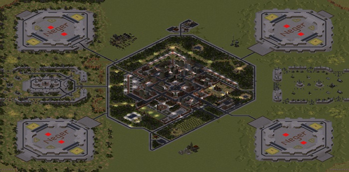 (9) player map by neger vs +1 - ai V2.58 preview