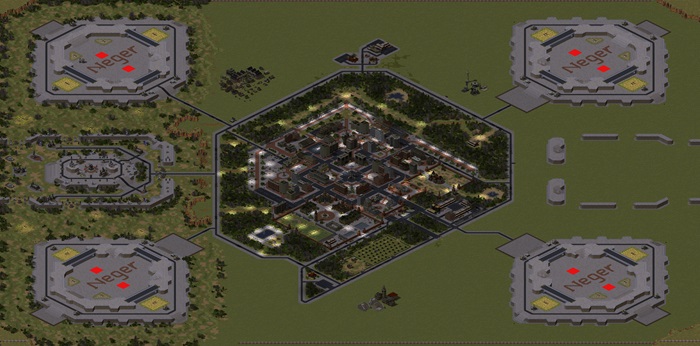 (9) player map by neger vs +1 - ai V2.33 preview