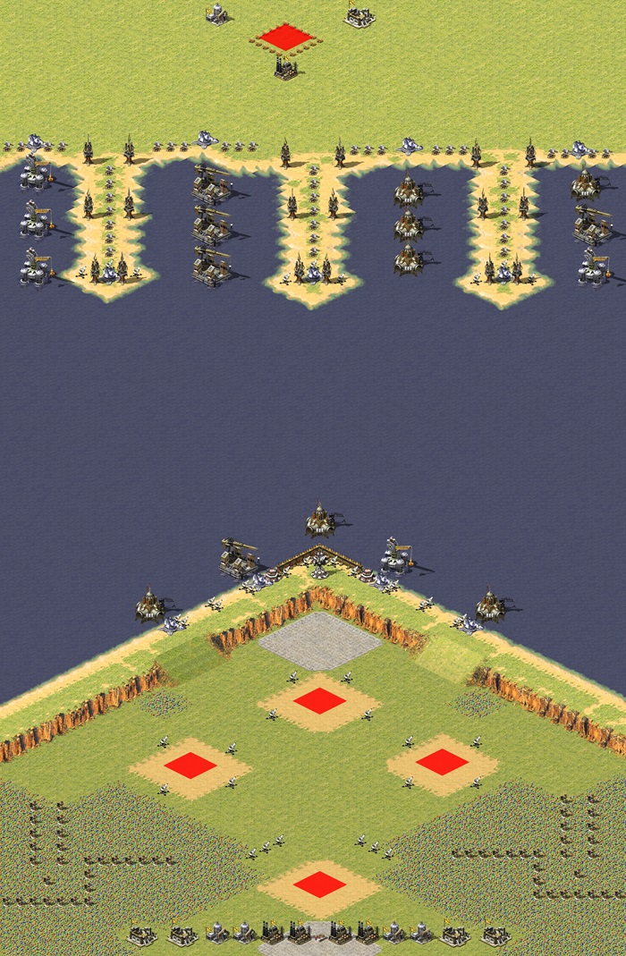 (Obaid Maps)Water or ground (very hard survival match) preview