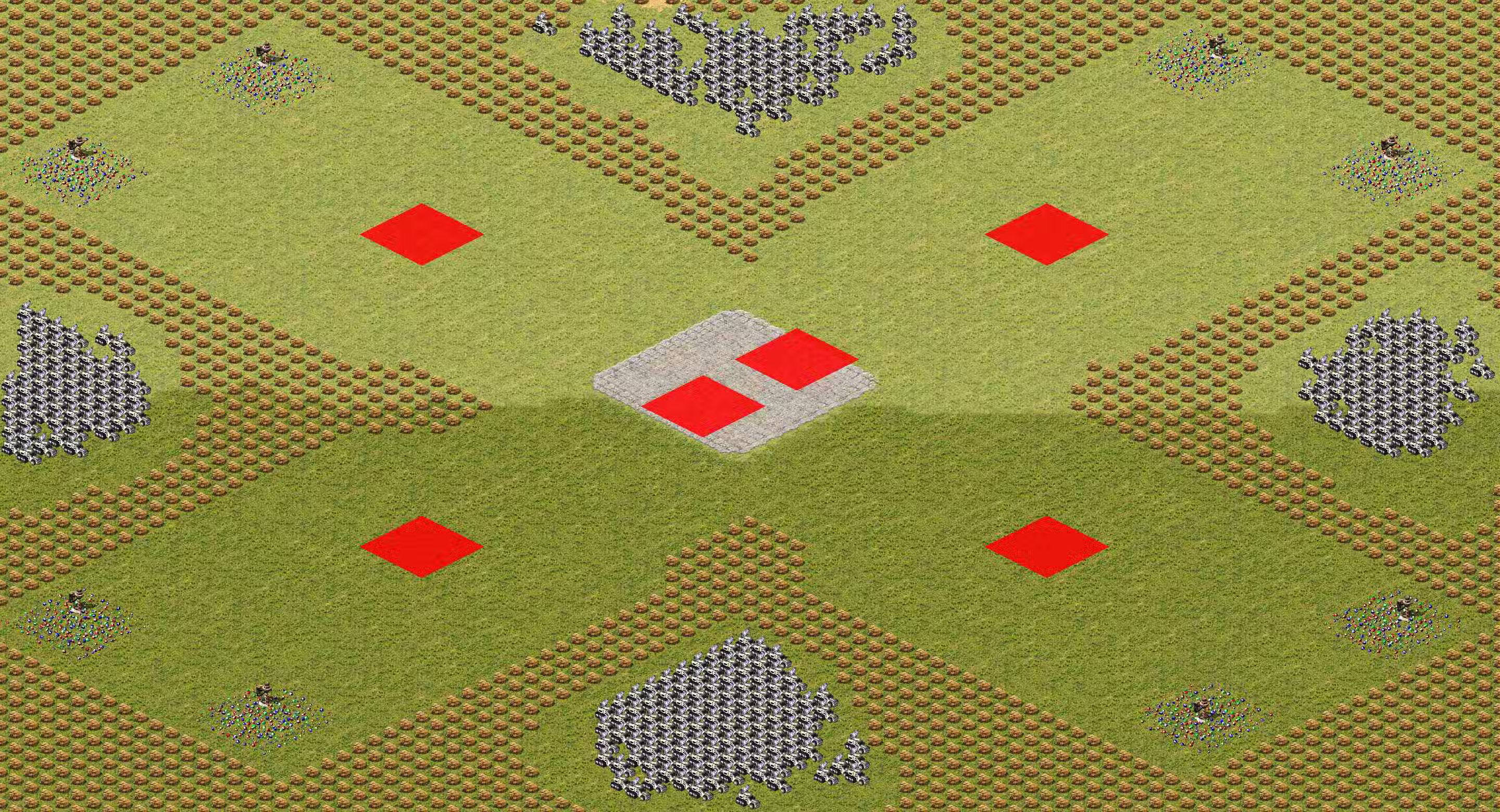 Preview of oil tower in middle no scout no basewalk enhanced antirush but with gems