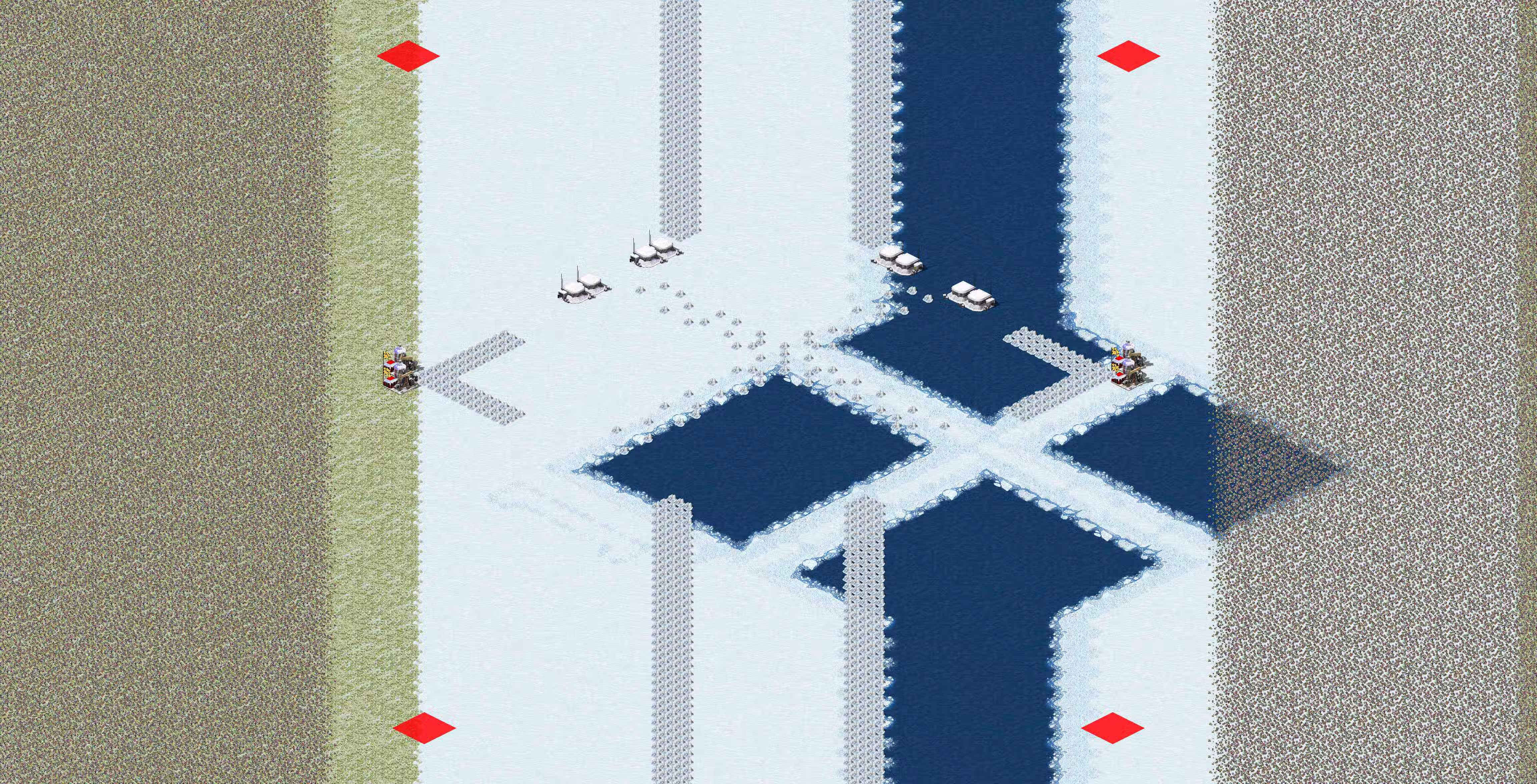 Preview of redzones 2v2 (4p) NO NAVAL