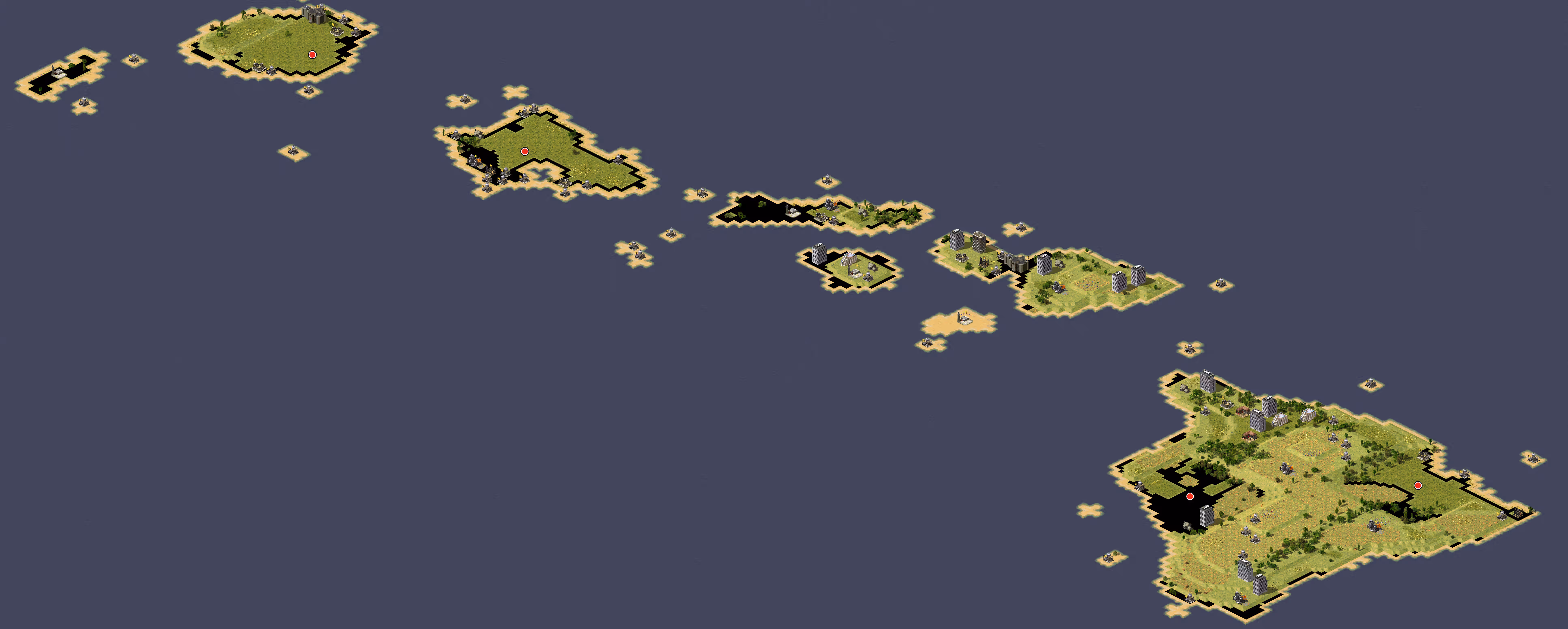 Preview of [4] Hawaiian Islands 2v2 - West 1-2 vs East 3-4