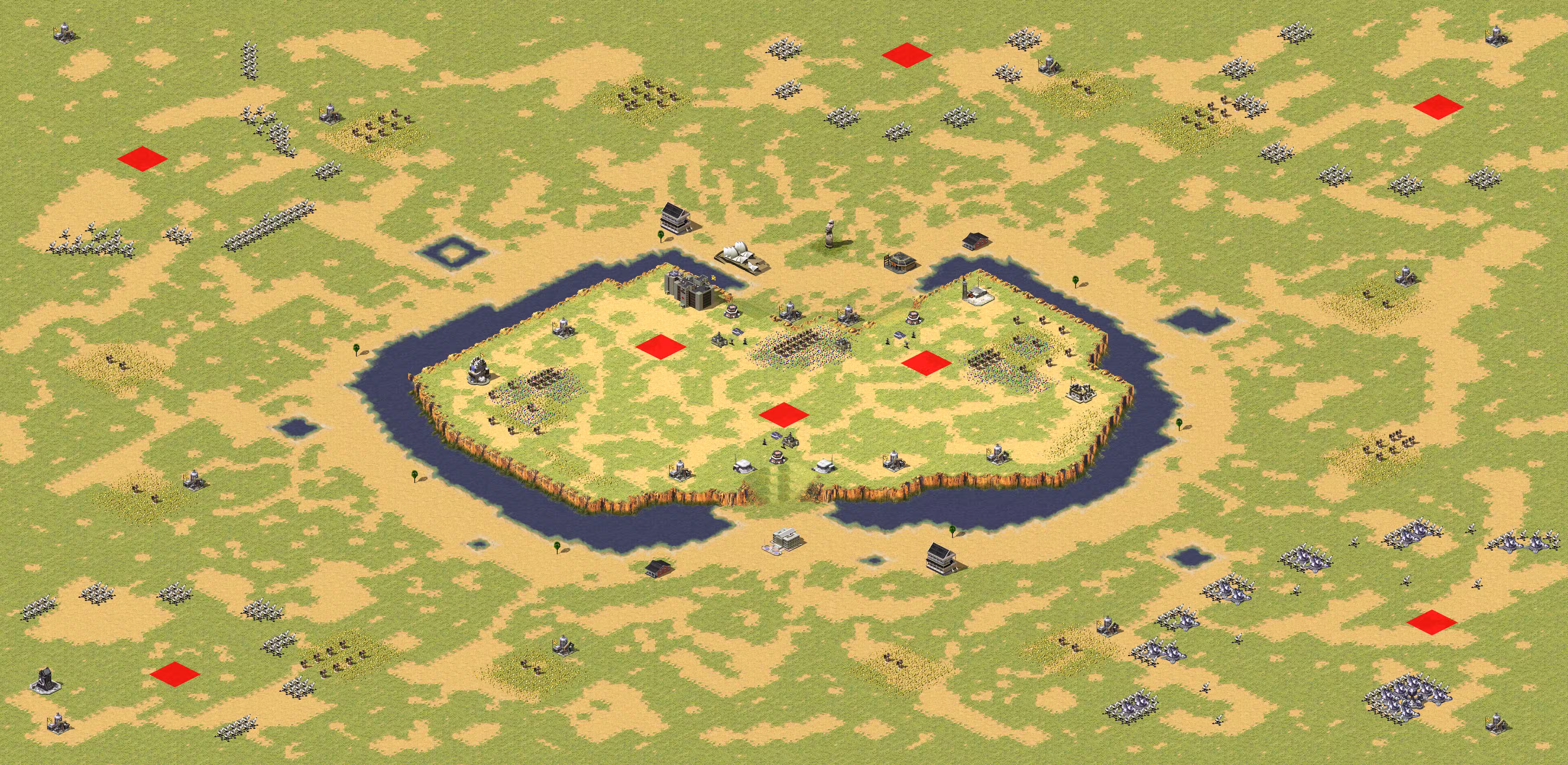 Preview of Sorrounded By Hyenas HQ test AI 2 bosses