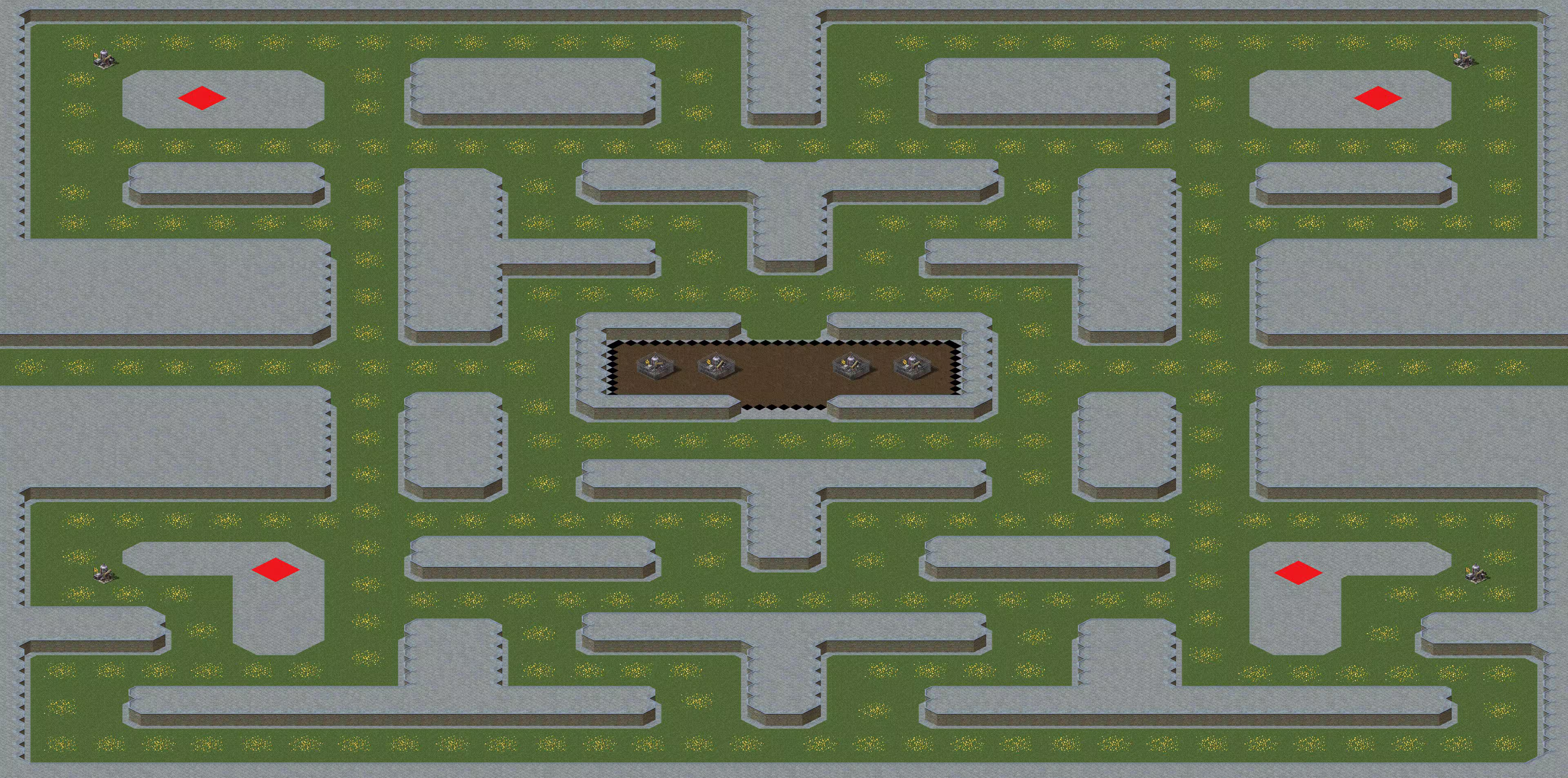 Preview of (4) Pac-Man Maze