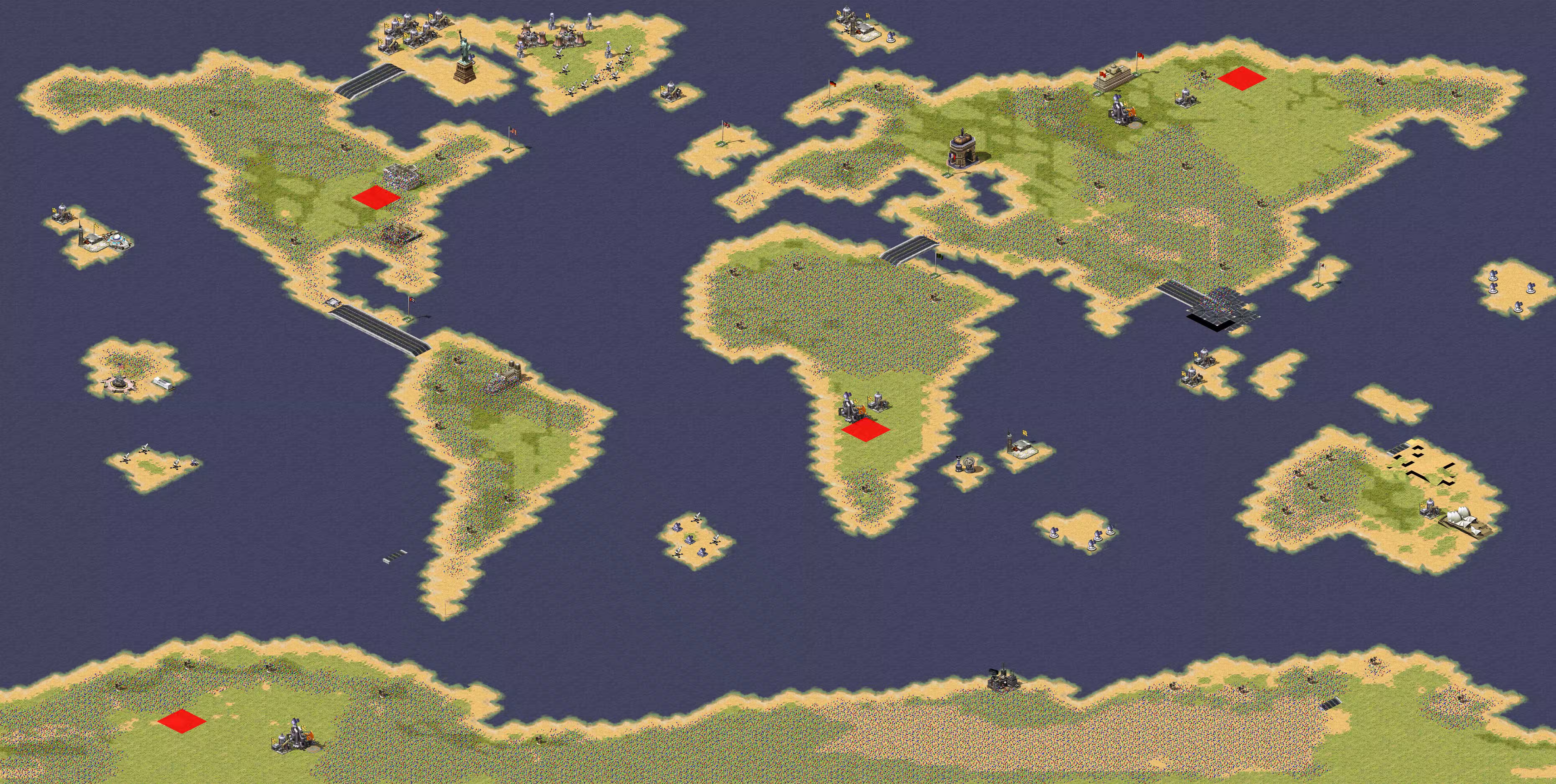 Preview of world map hard