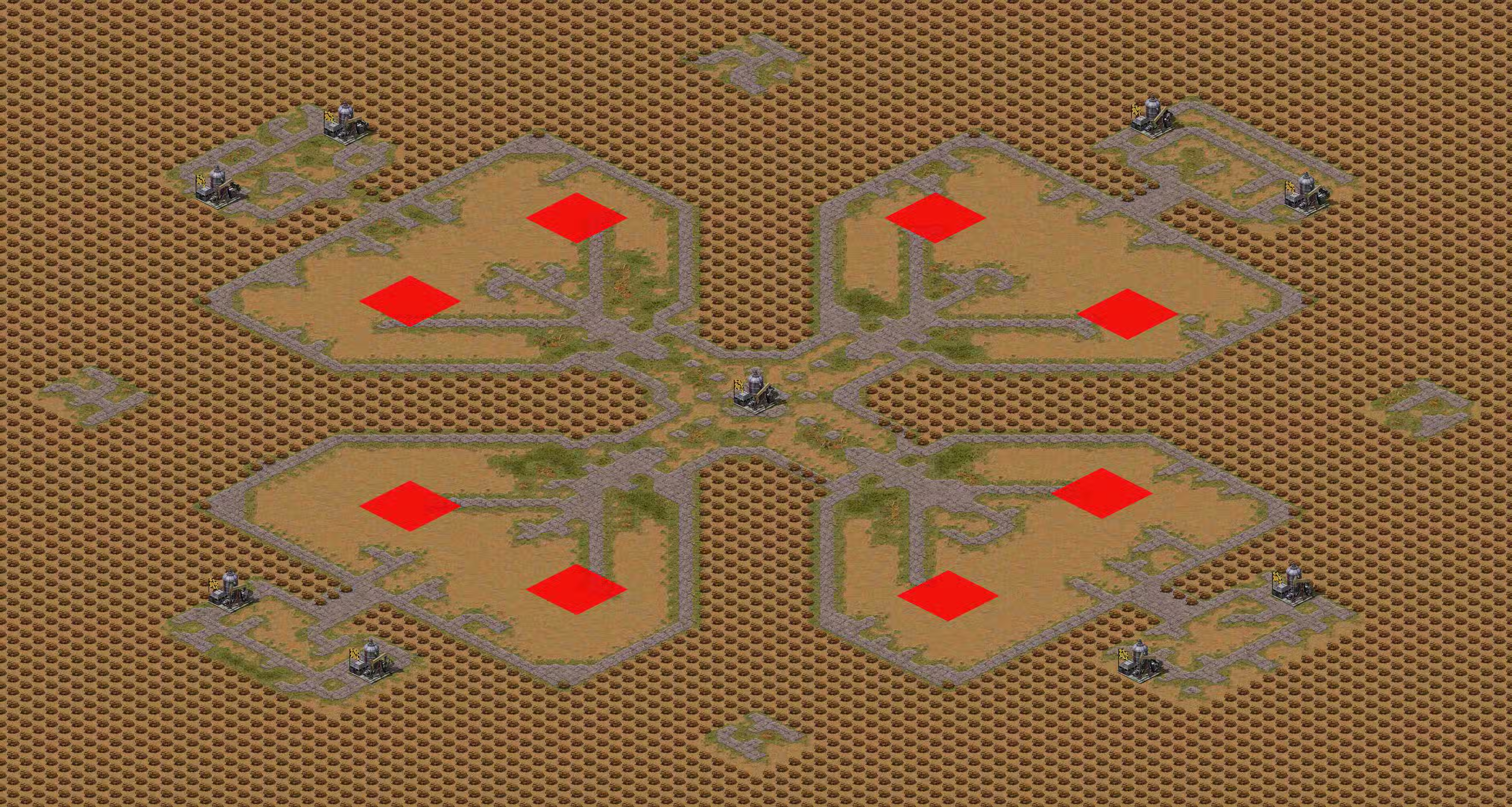 Preview of [8] Oil In Center STAY CROWDED Infantry Only Mod