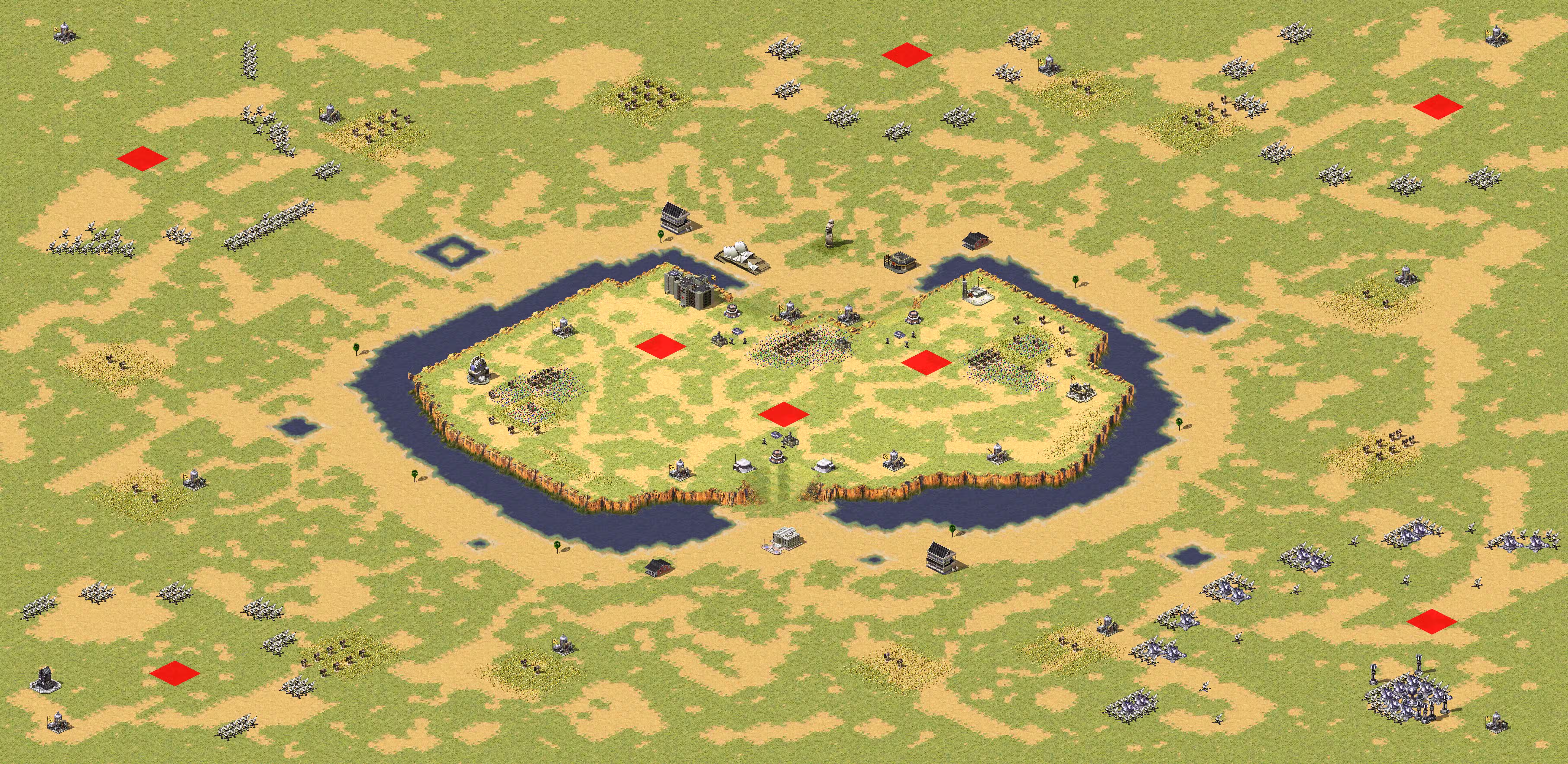 Preview of Sorrounded By Hyenas HQ test AI 2 faster bosses 1.1 16 choppers