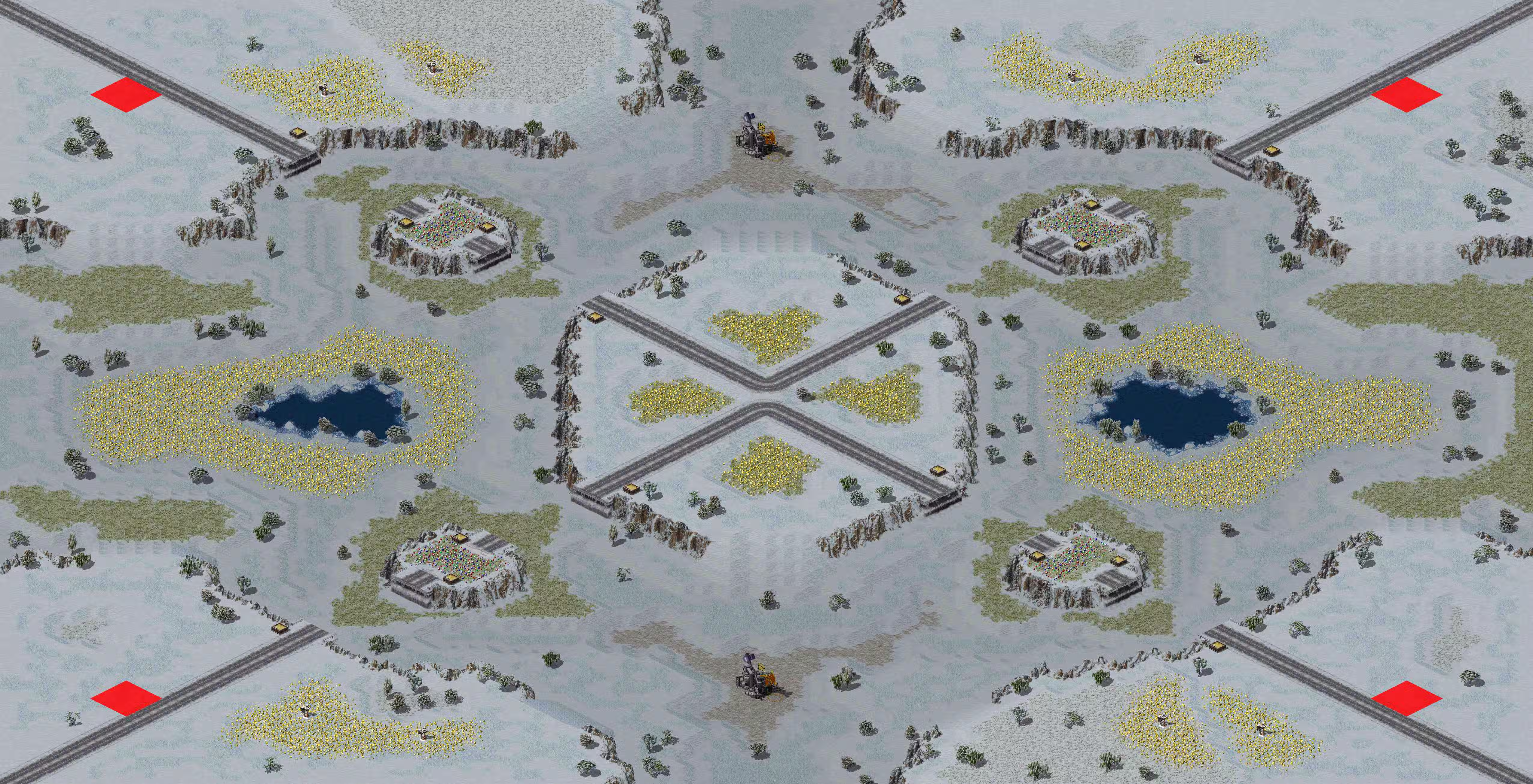 Preview of Snowcapped Mountains (2-4) by-Flosack
