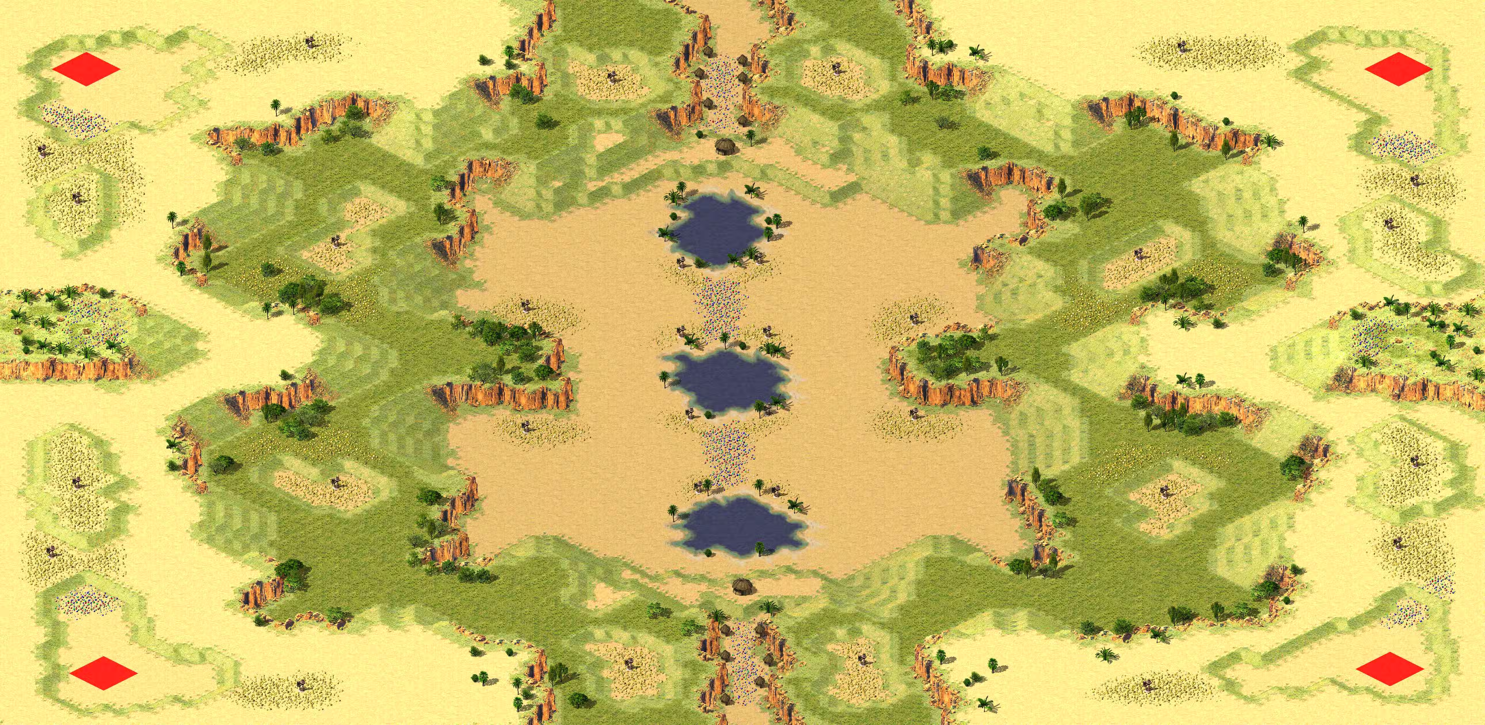 Preview of [4] Desert Island [LE v1.3] - Allied PP builds x.75 speed