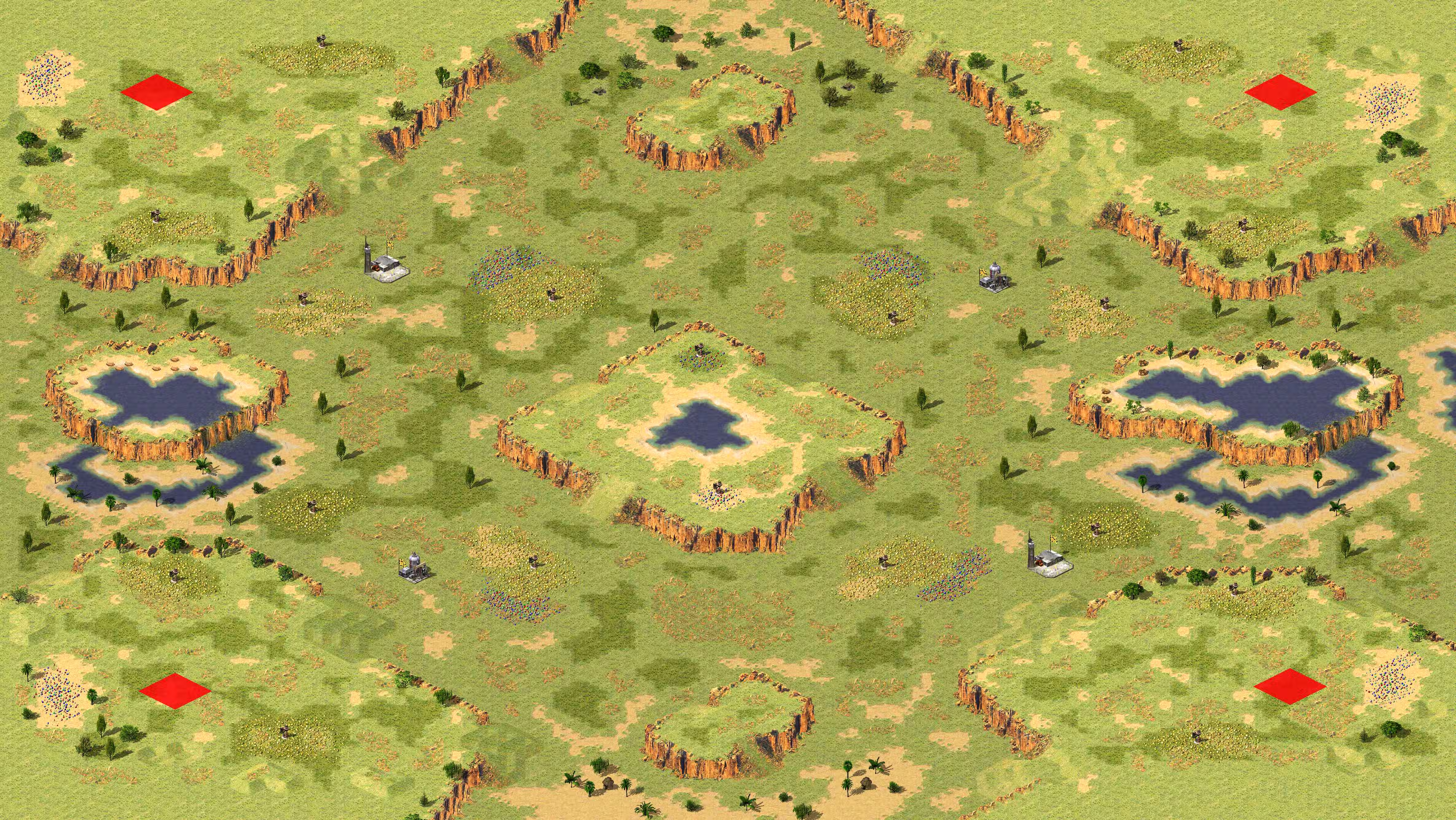 Preview of 2v2 my map 67 First play testing bug fixing