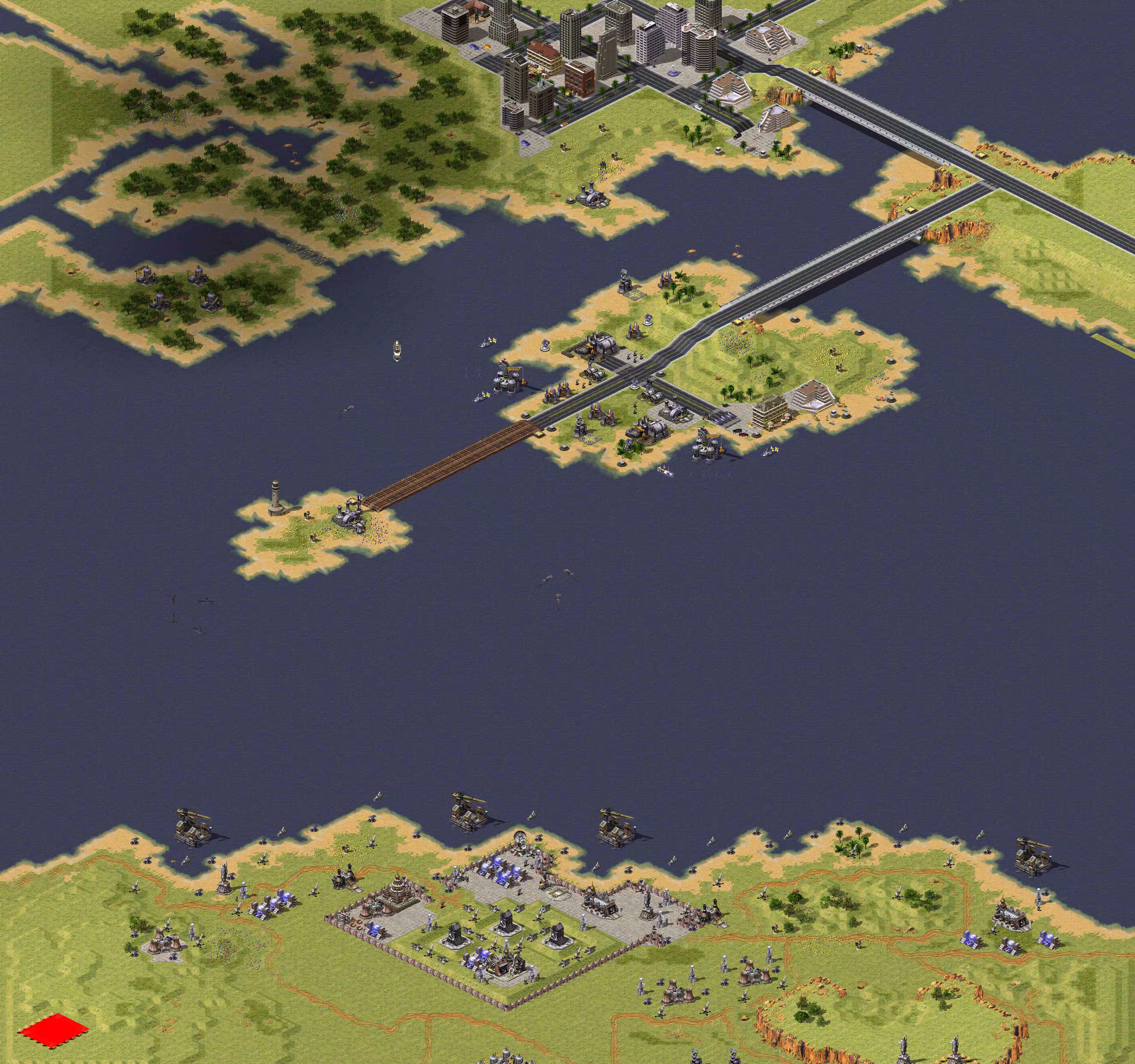 Preview of Co-op RA2 Allied Mission 11 - Fallout (Brutal V1)