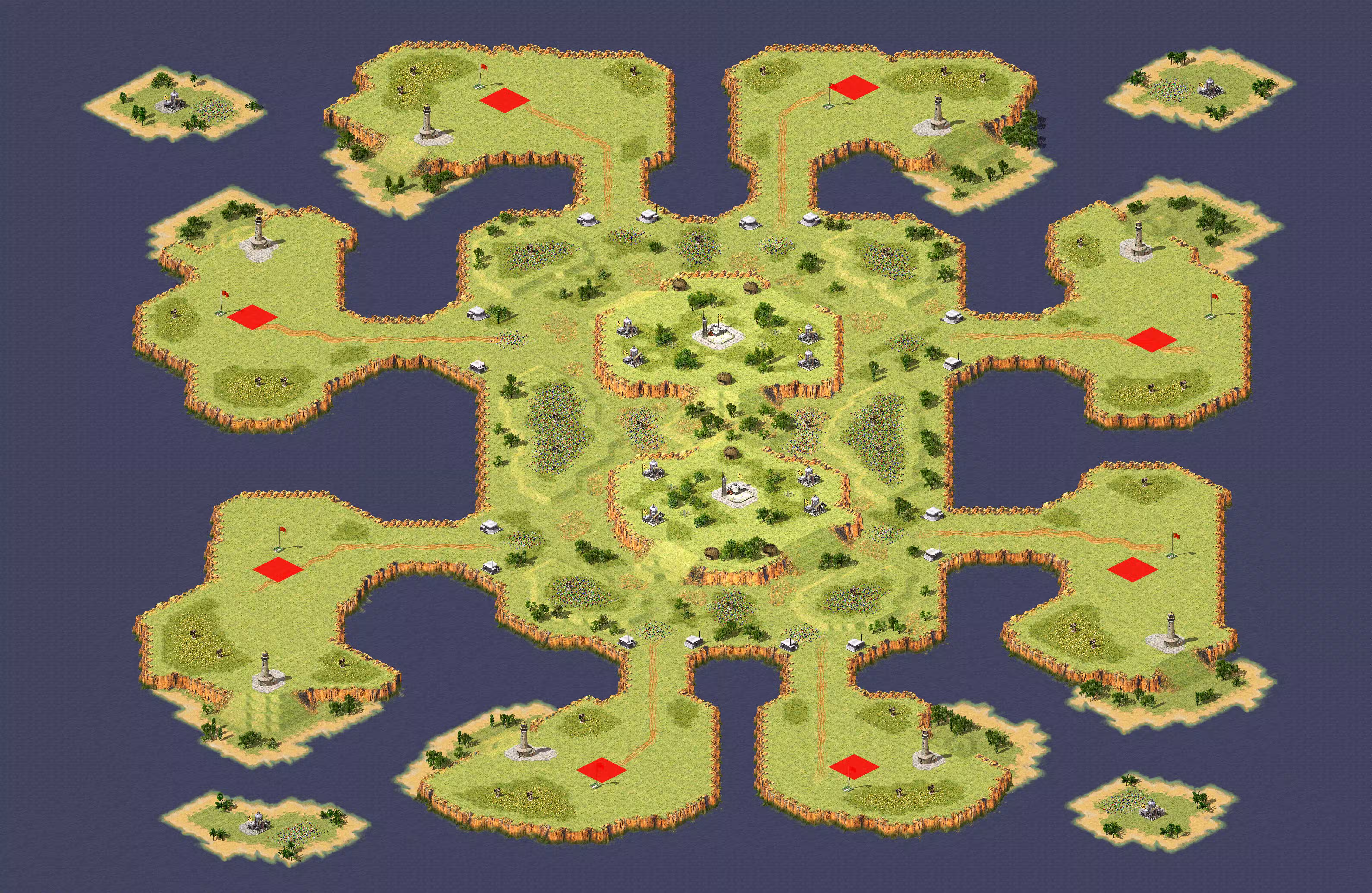 Preview of Destroy The Flag On Pattern Of Islands