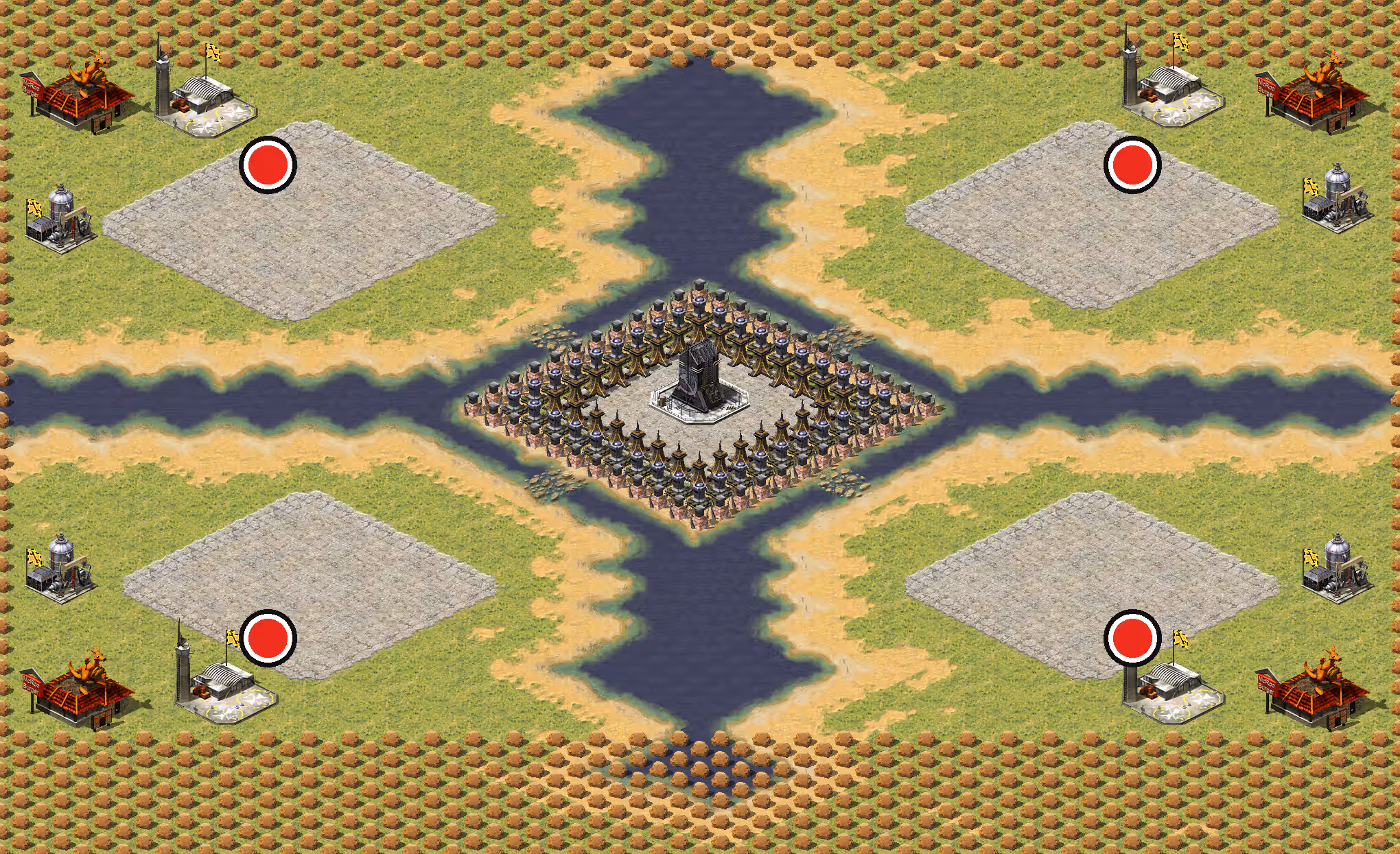 Preview of KimDotCom Map Nuclear Silo in Center