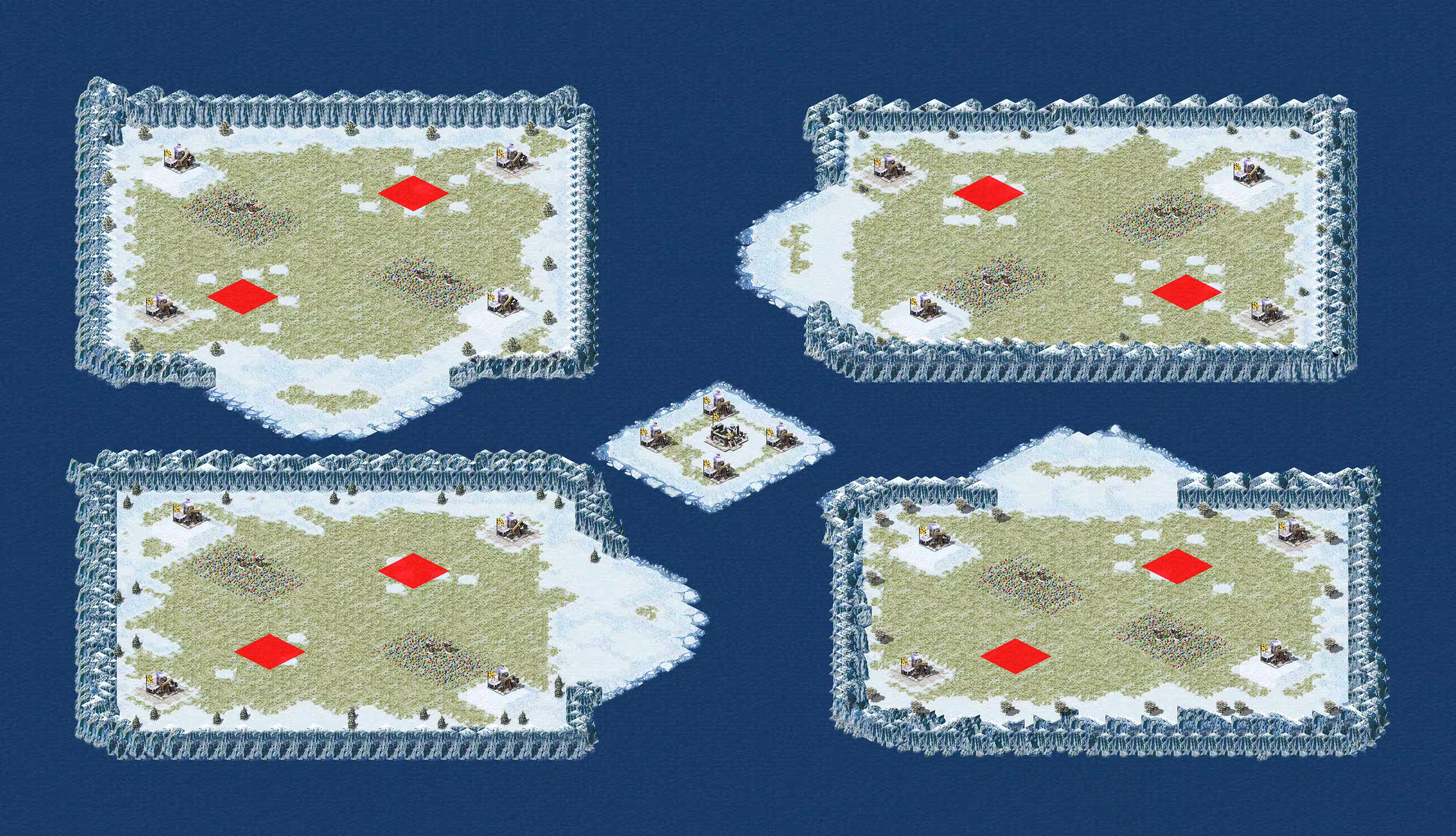 Preview of 4Oil in the Center 2V2V2V2