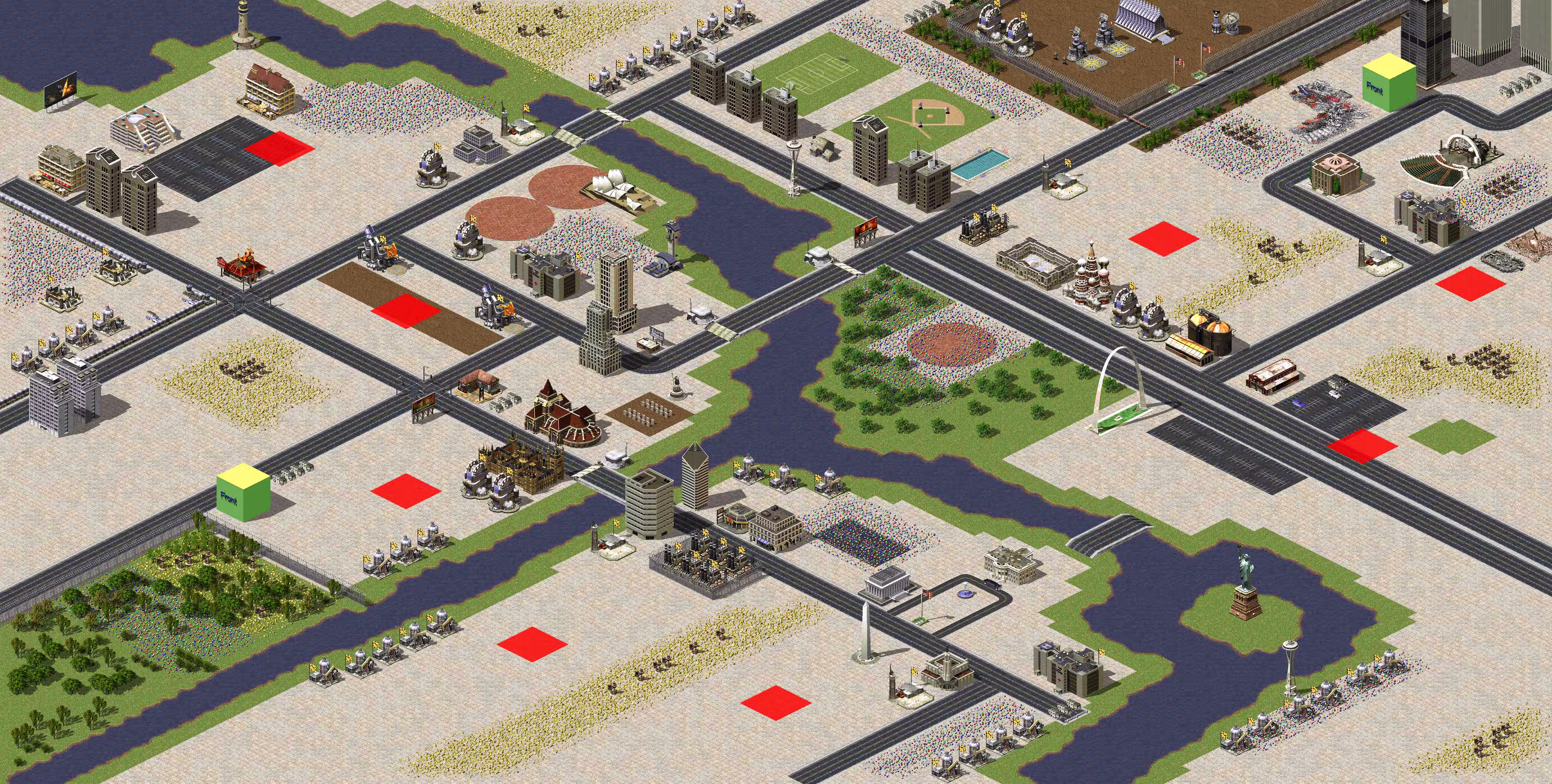 Preview of Lucky City ( 2-8 ) less building HQ test AI