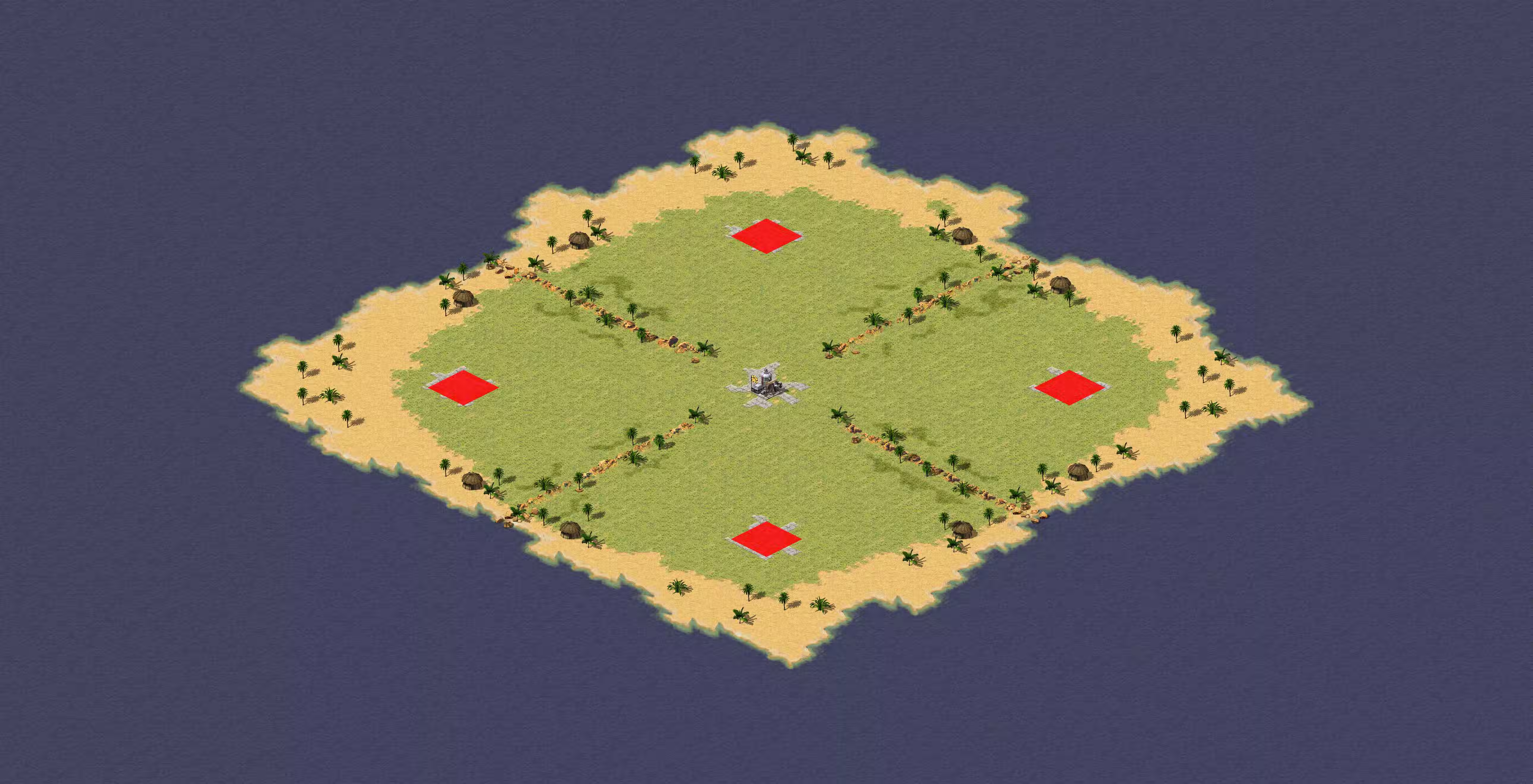 Preview of Yosef Anan - Oil Derrick in Center [Island version] Naval