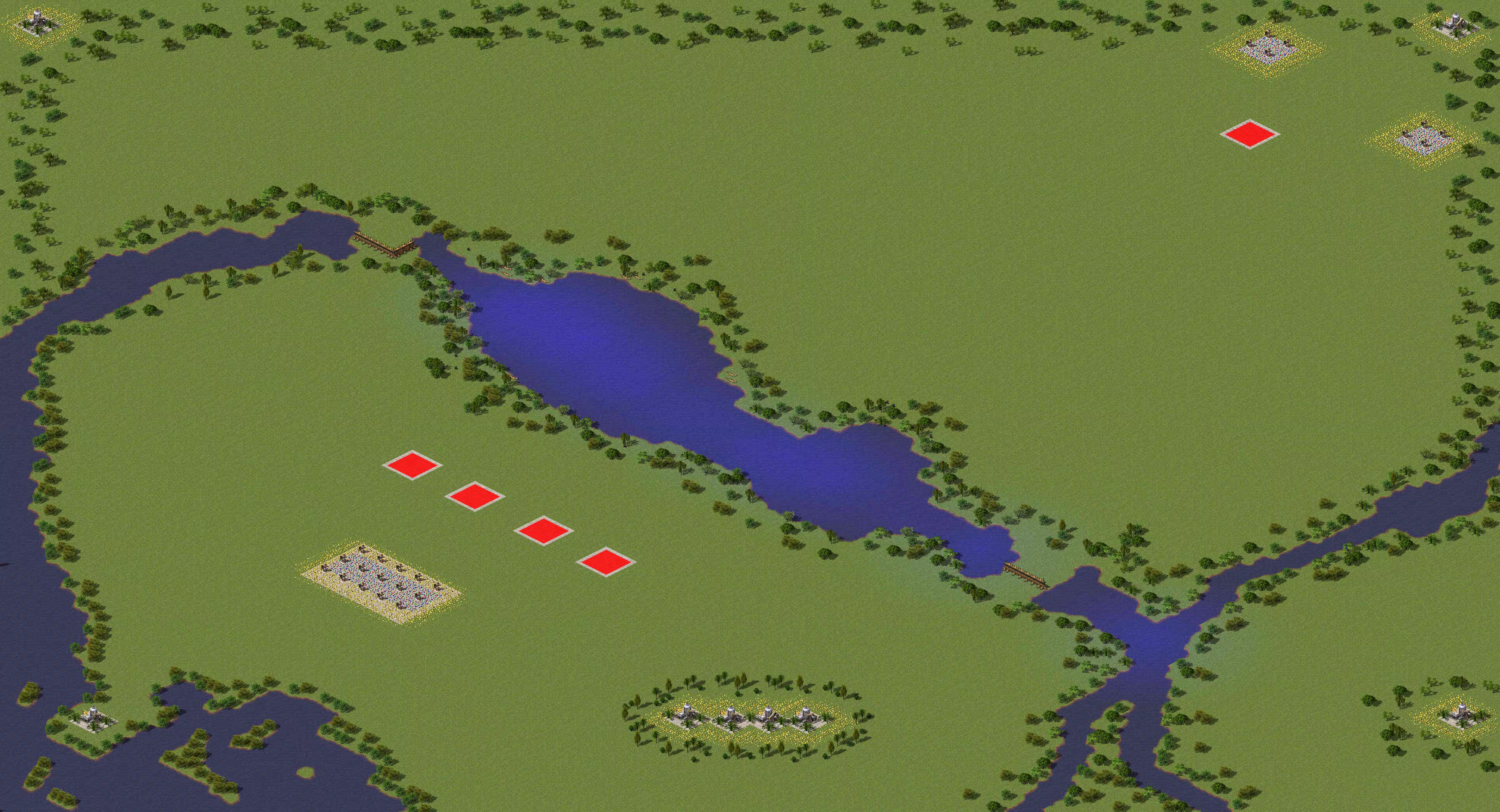 Preview of Rocky Rivers Survival Map - Very Hard AI