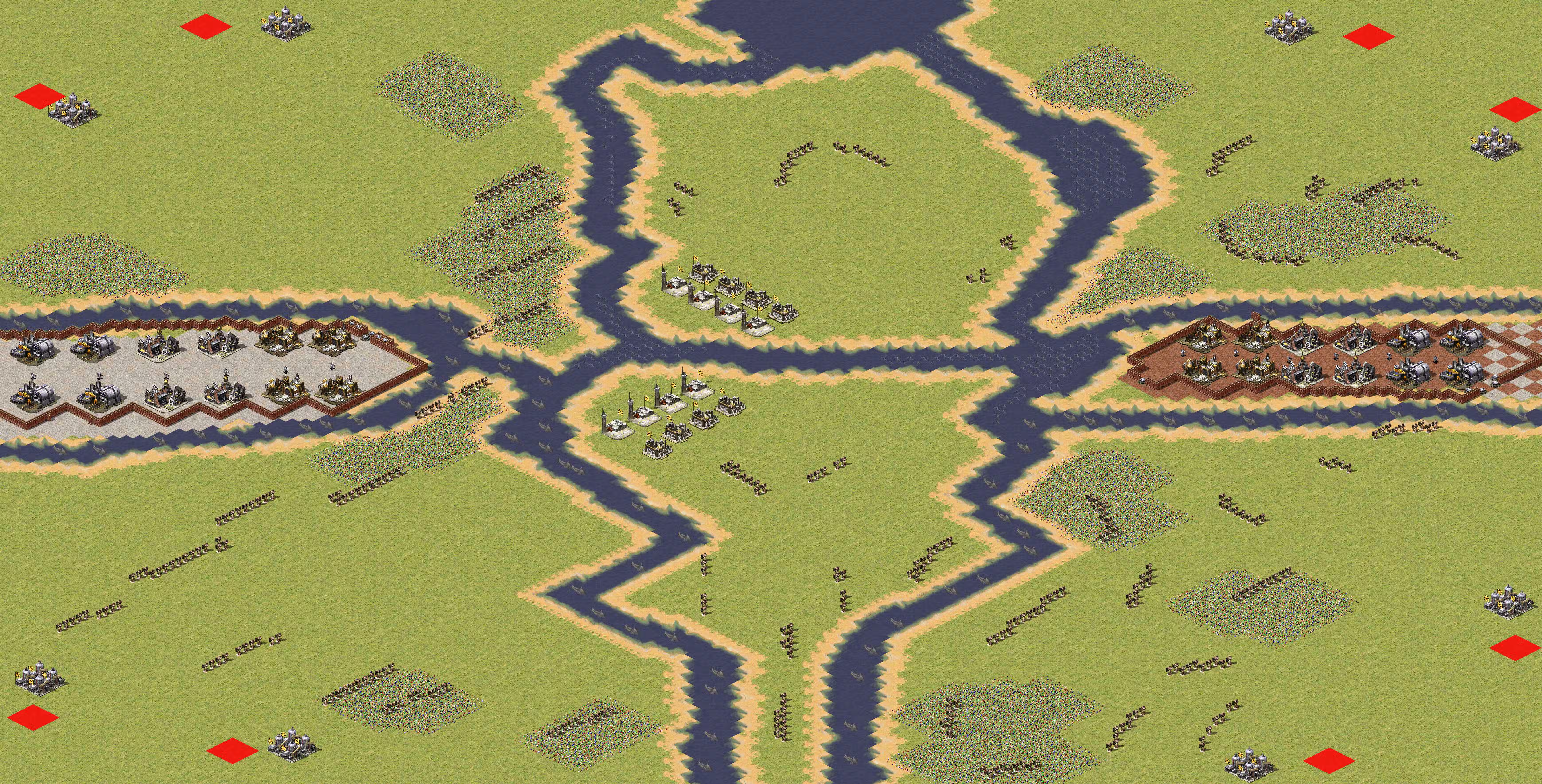 Preview of Map Test 2 Teams 4 vs 4 ( ALL BUILDINGS ARE AVAILABLE BUT BE CAREFULL)