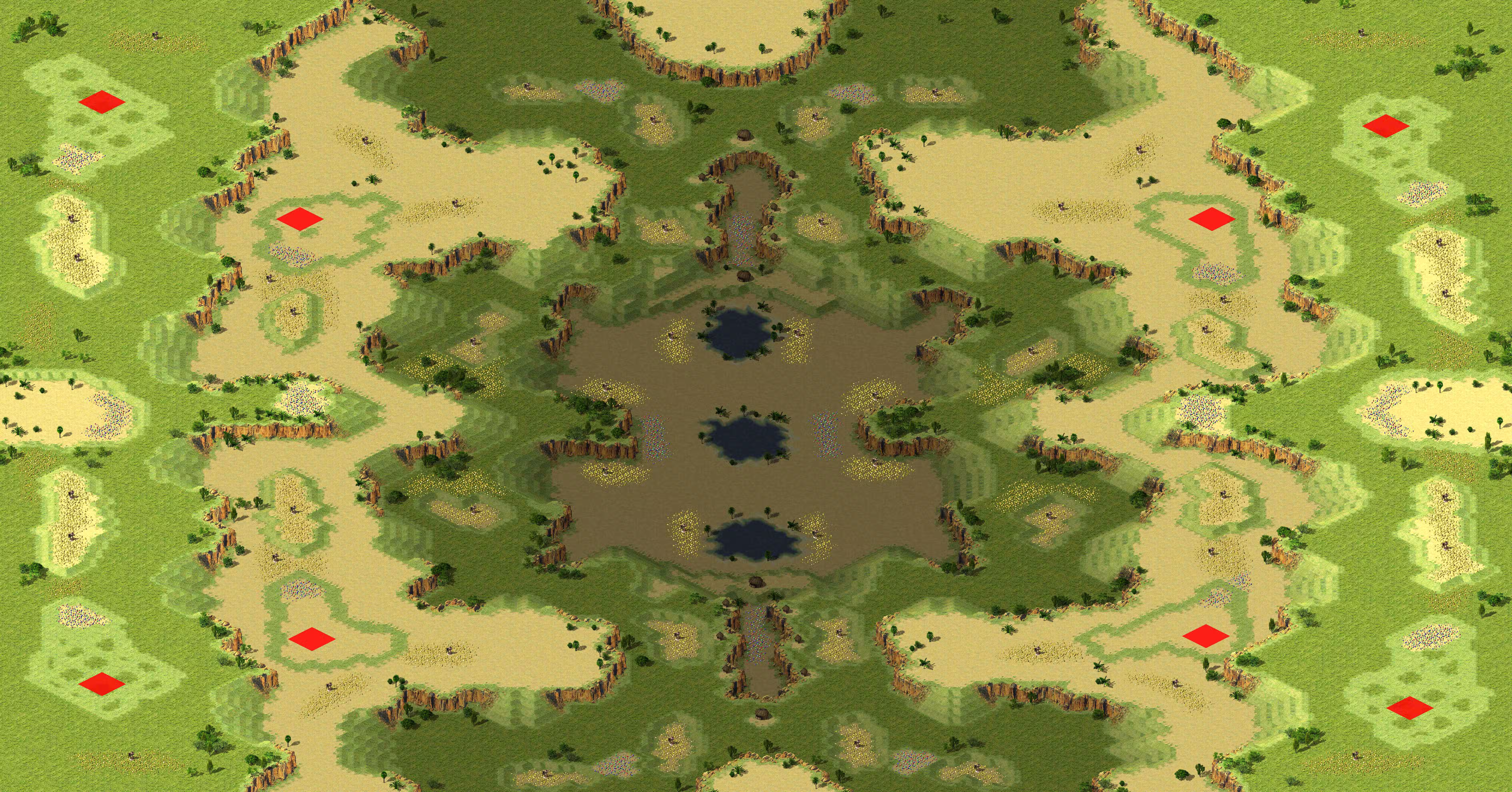 Preview of [8] Desert Island (4v4) Fares