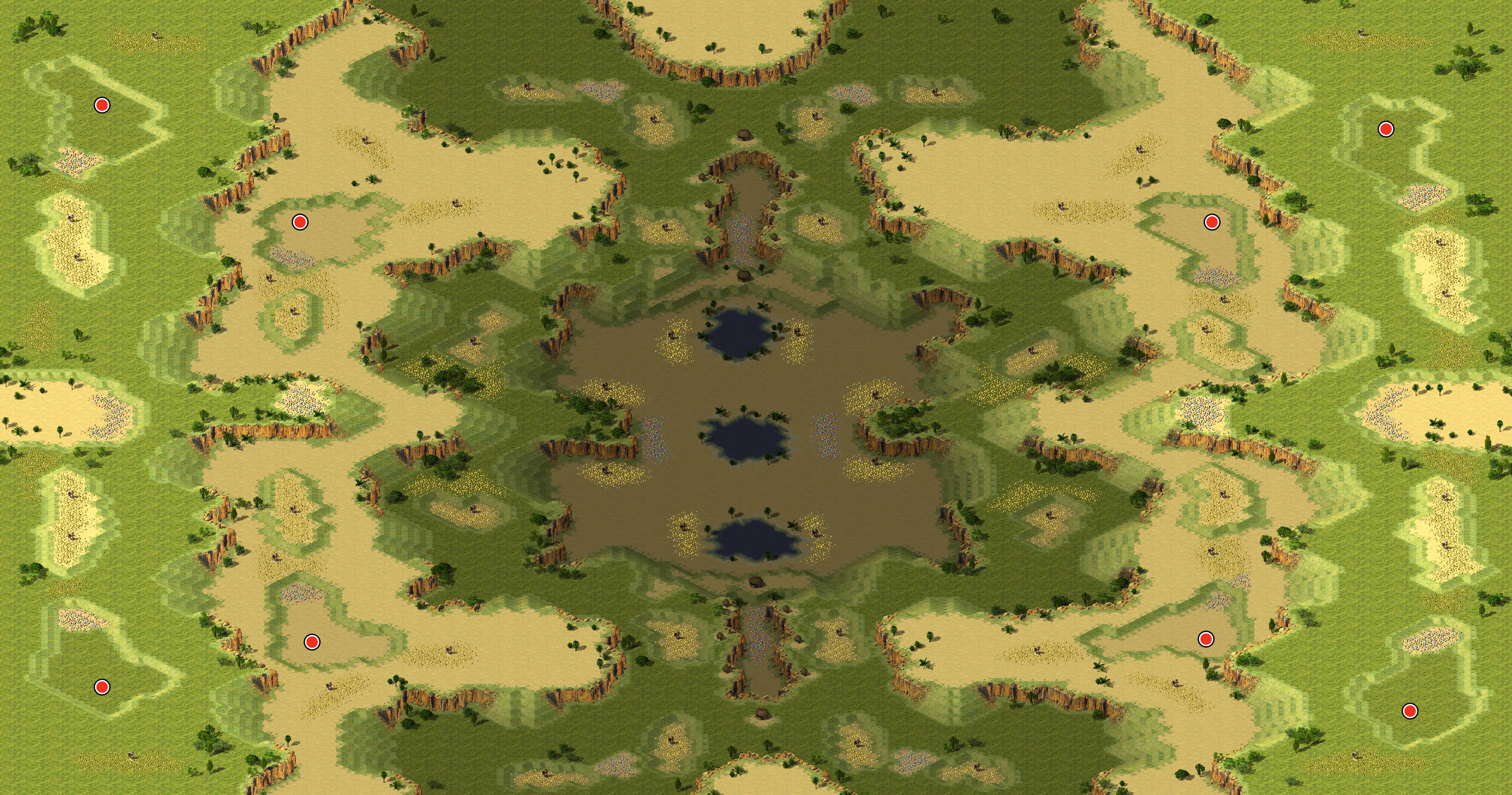 Preview of [8] Desert Island (4v4)