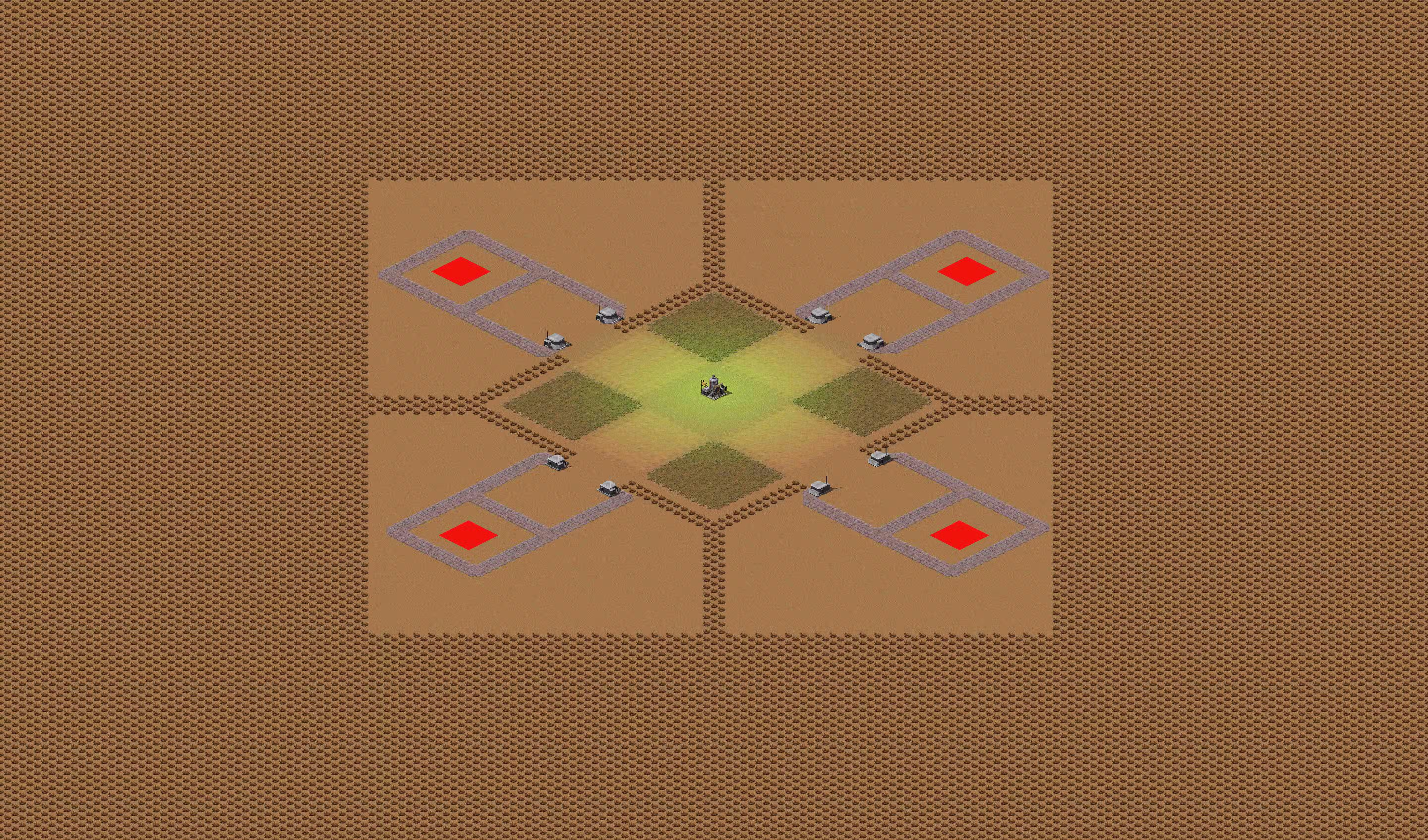 Preview of Oil Derrick in center v13