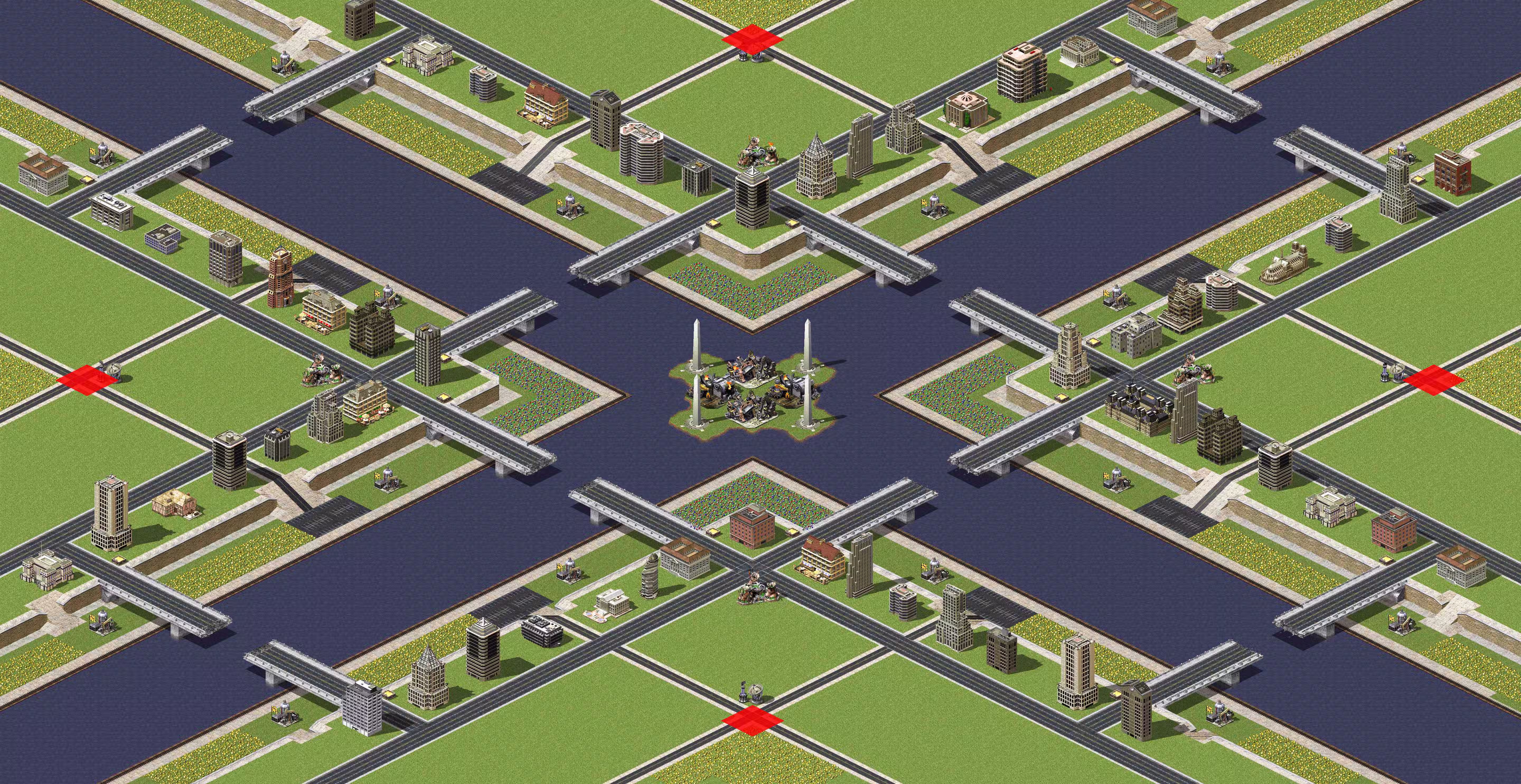 Preview of city combat 4 (new buildings)