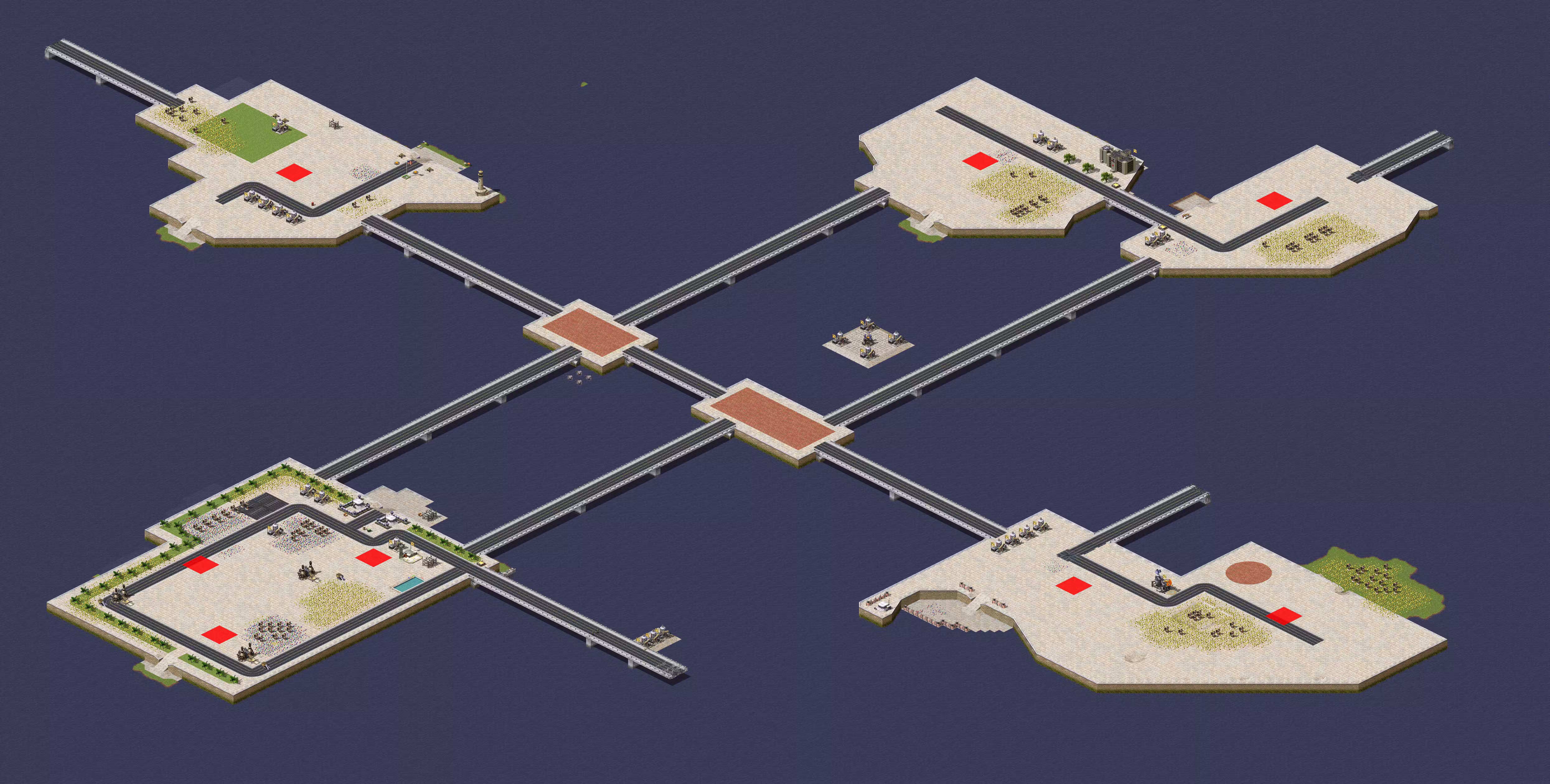 Preview of Sea Day v2 [2-8] HQ test AI has roads 1.2